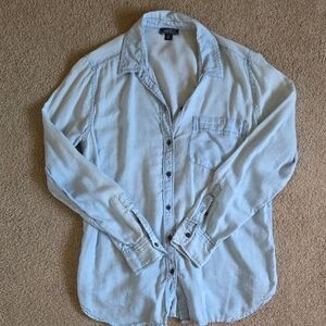 Lucky Brand Light Blue Button Down, size small